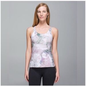 NWT lululemon cool racerback tank sugar multi crush